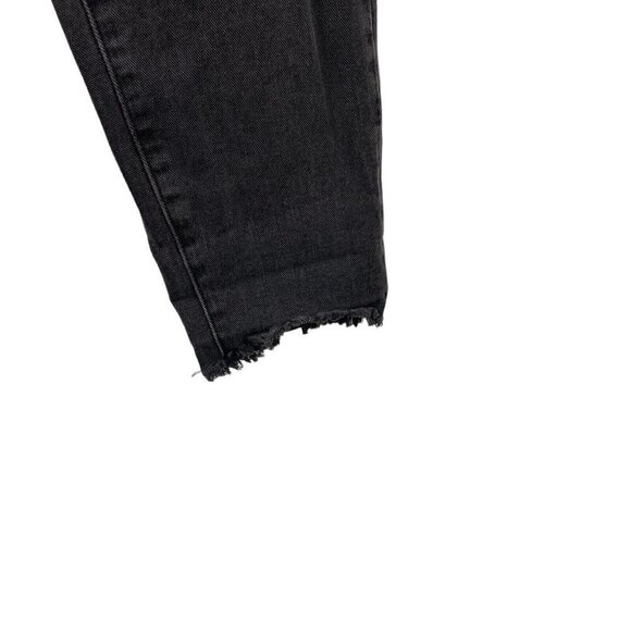 One x One Teaspoon High Rise Mom Fit Destroyed Knee Tapered Leg Frayed Hem US 26 - Picture 7 of 14
